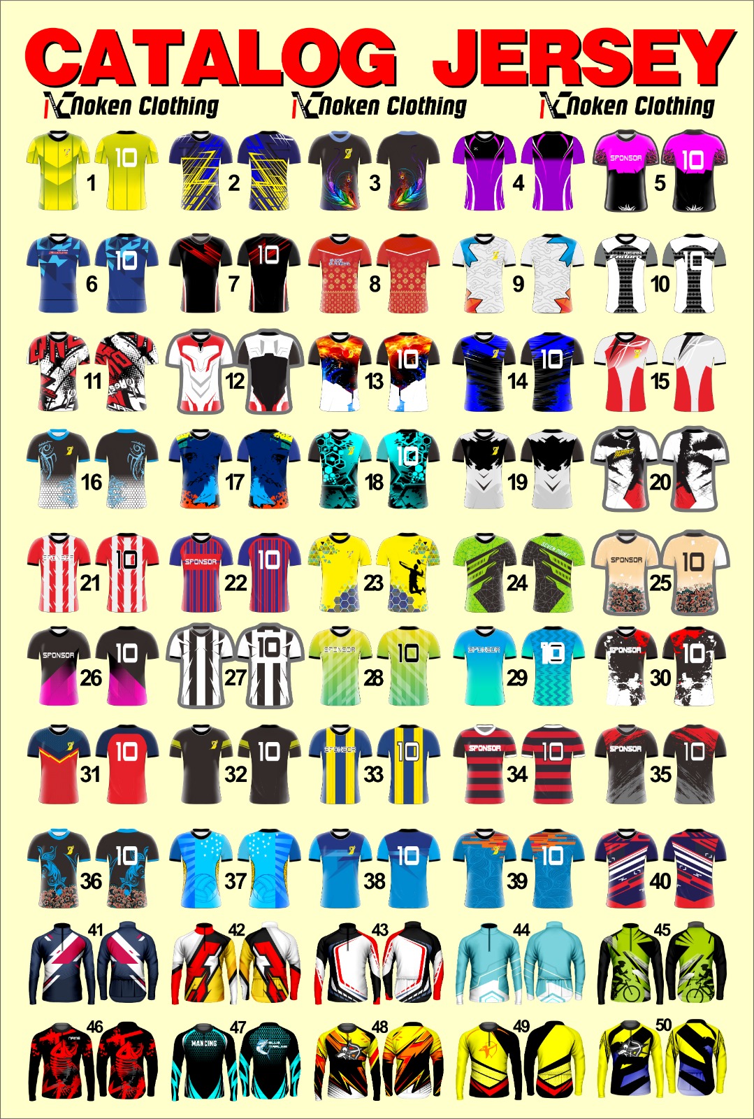 Jersey custom Papua