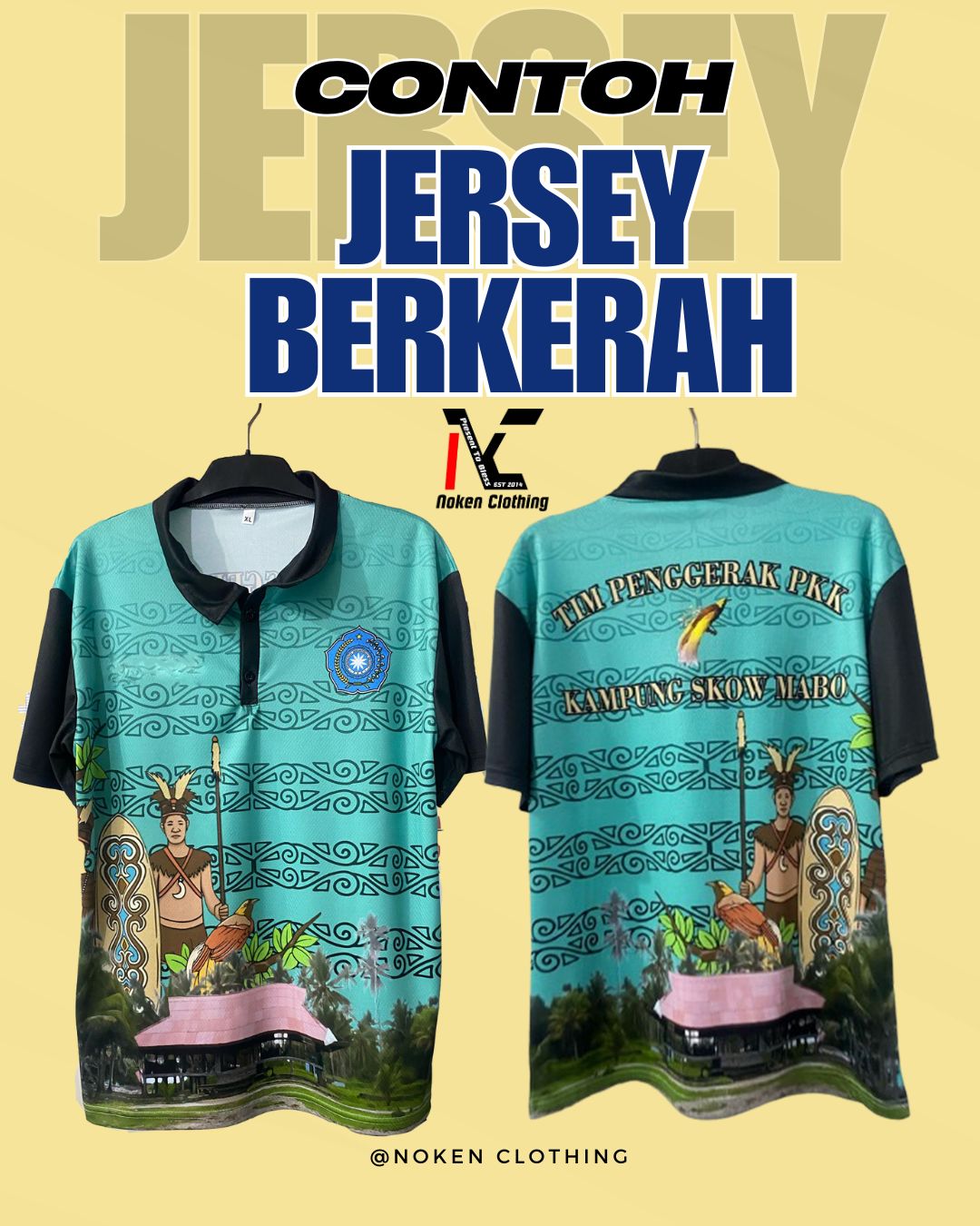 Jersey berkerah custom